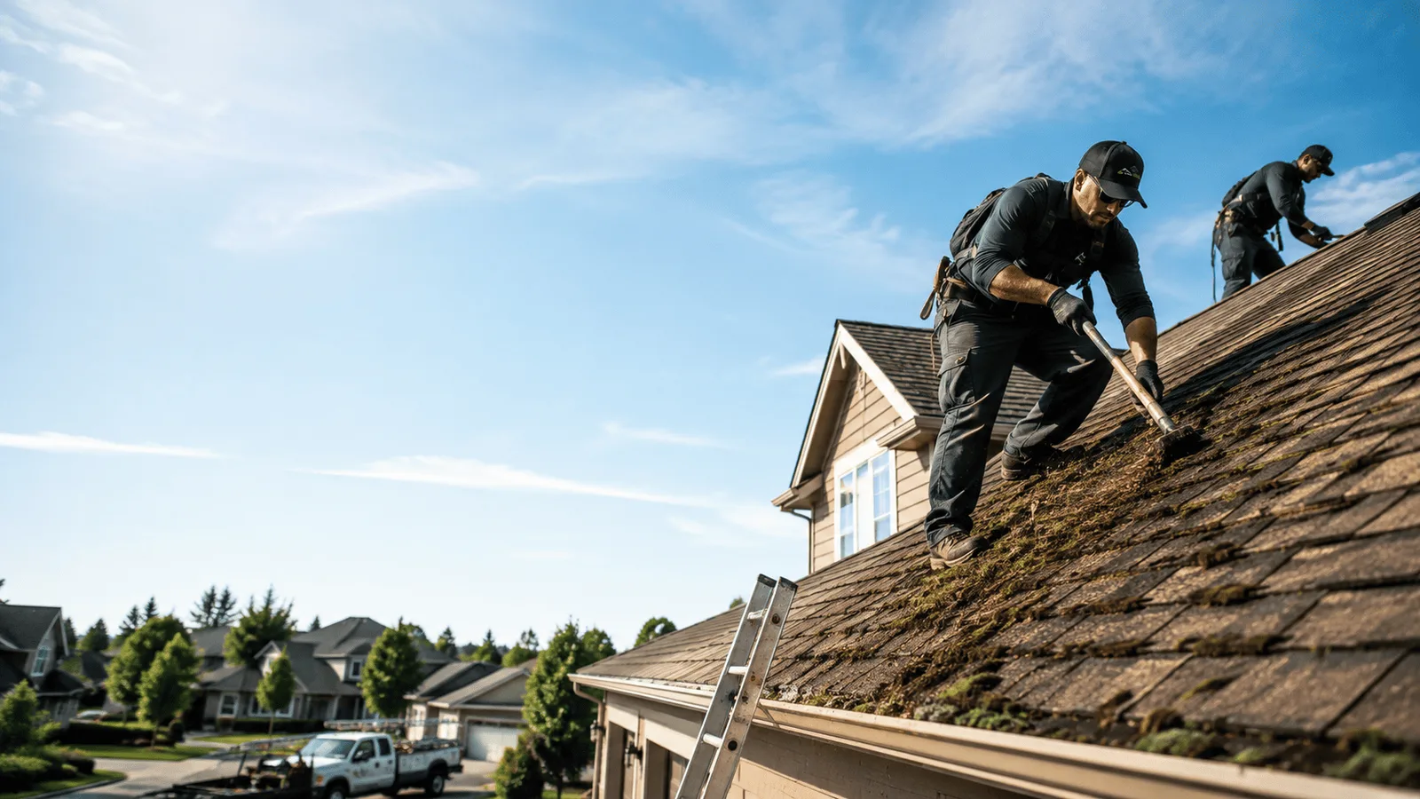 Roof Moss Removal in Good Thunder, MN near me